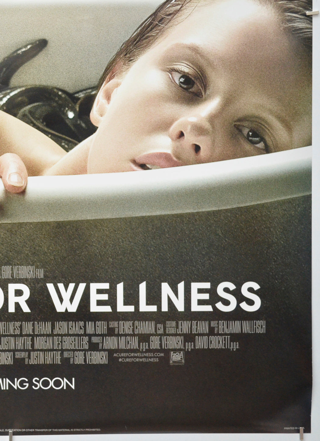 A CURE FOR WELLNESS (Bottom Right) Cinema One Sheet Movie Poster