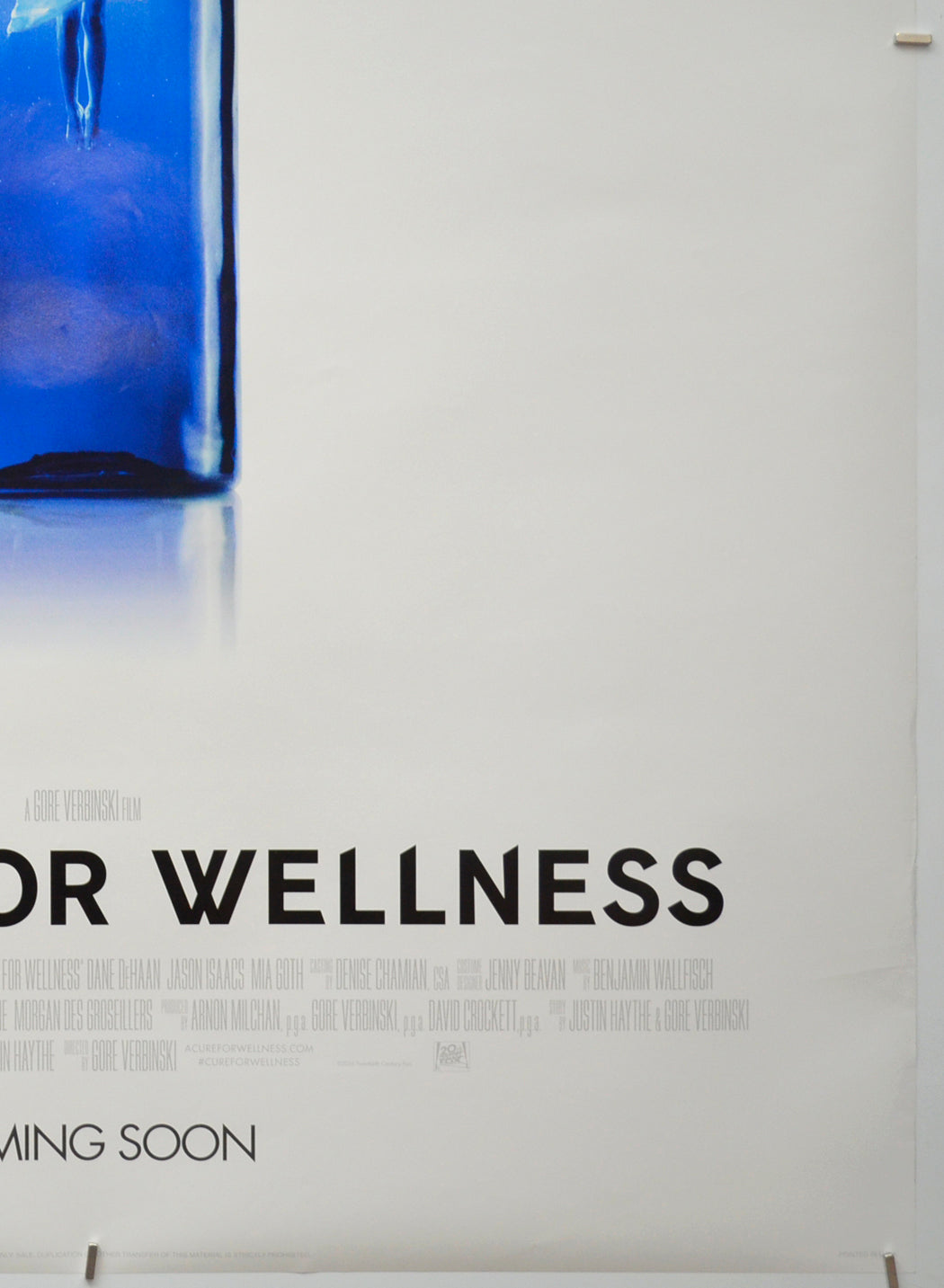 A CURE FOR WELLNESS (Bottom Right) Cinema One Sheet Movie Poster