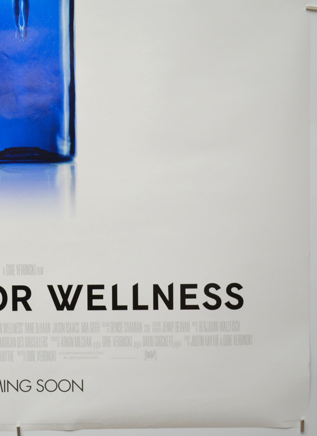 A CURE FOR WELLNESS (Bottom Right) Cinema One Sheet Movie Poster