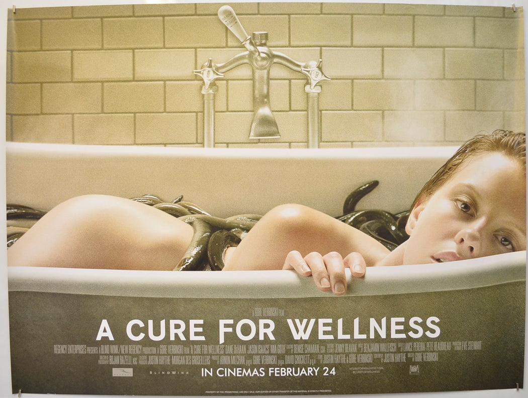 A Cure For Wellness Original Quad Poster - Film Poster - Movie Poster