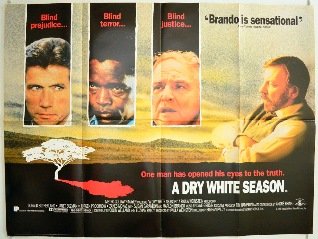 A Dry White Season Original British Quad Poster - Film Poster - Movie Poster