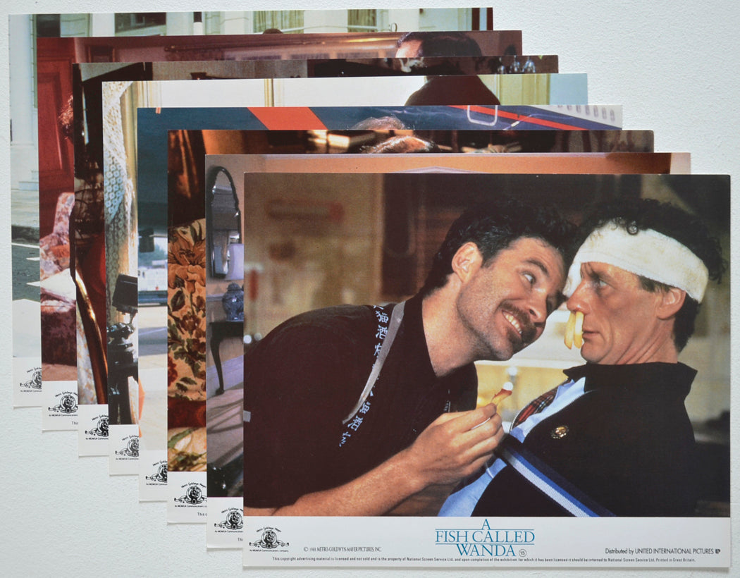 A FISH CALLED WANDA (Full View) Cinema Set of Colour FOH Stills / Lobby Cards