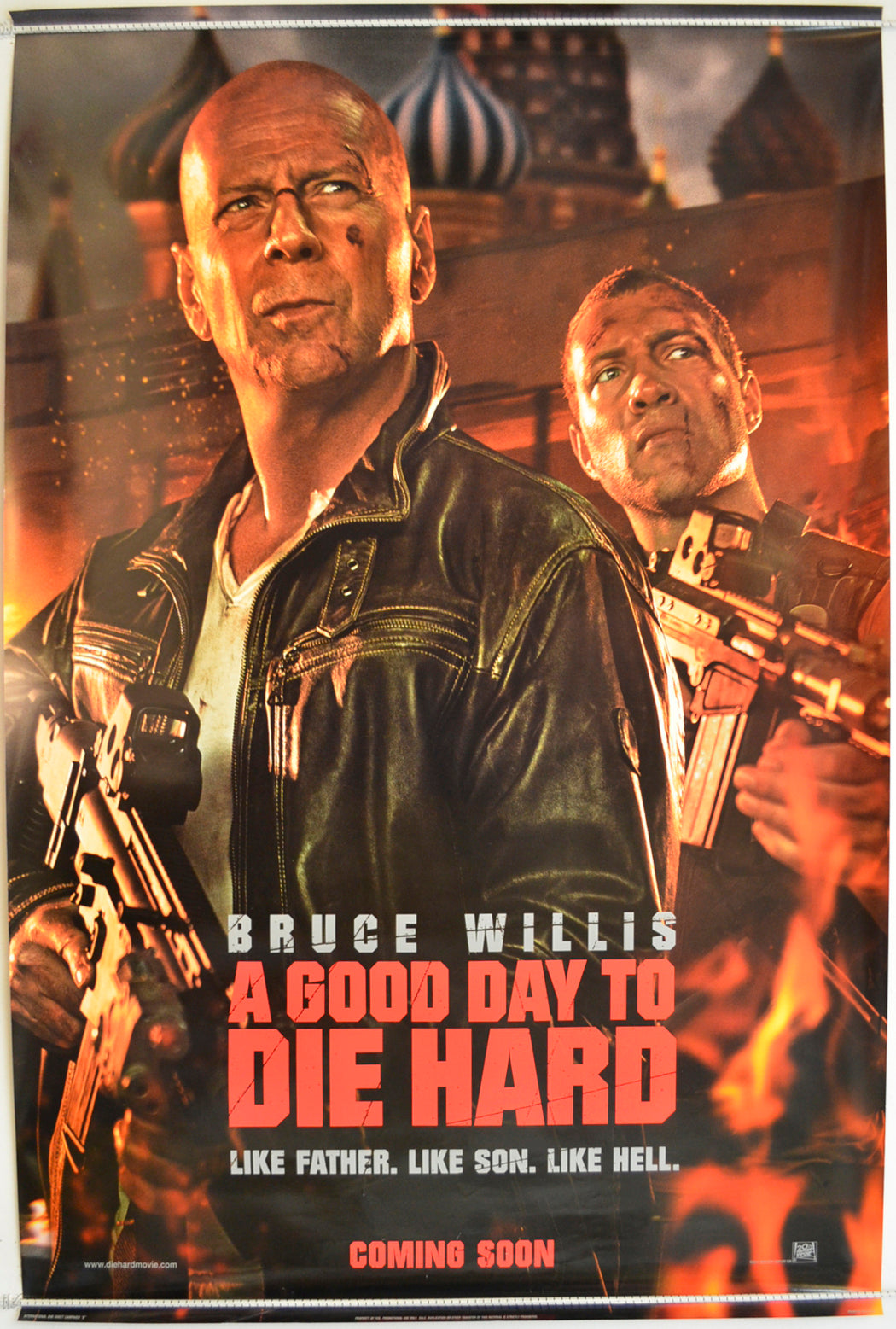 A Good Day To Die Hard (Teaser / Advance Version) Original One Sheet Poster - Film Poster - Movie Poster