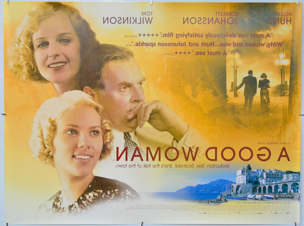 A Good Woman (Back) Cinema Quad Movie Poster