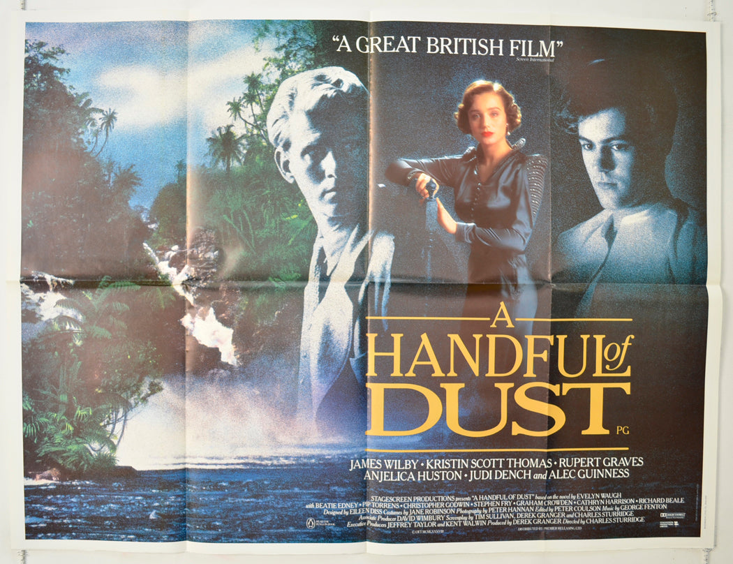 A HANDFUL OF DUST Original Quad Poster - Film Poster - Movie Poster