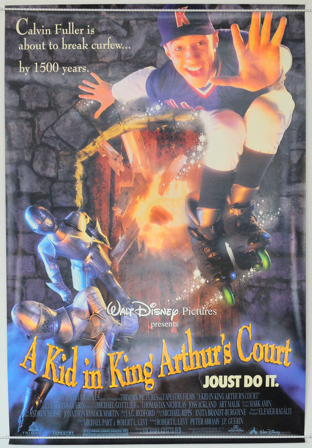 A Kid In King Arthur's Court Original One Sheet Poster - Film Poster - Movie Poster