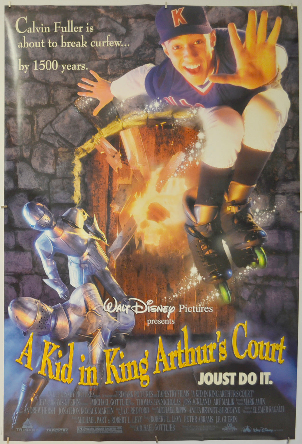 A Kid In King Arthur's Court Original One Sheet Poster - Film Poster - Movie Poster