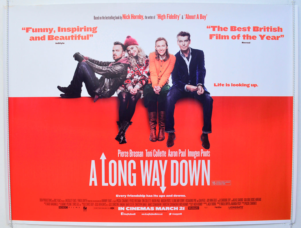 A Long Way Down Original British Quad Poster - Film Poster - Movie Poster