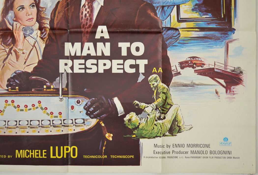 A MAN TO RESPECT (Bottom Right) Cinema Quad Movie Poster