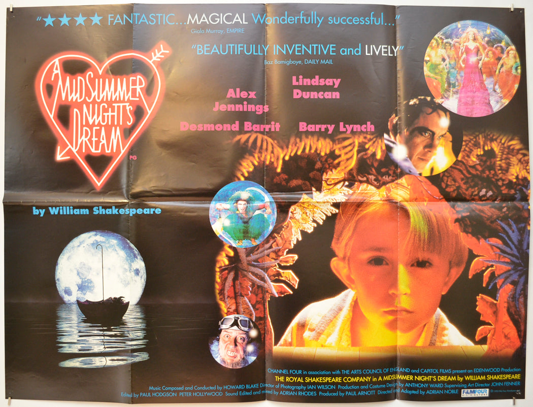 A Midsummer Night's Dream (The Royal Shakespeare Company) Original Quad Poster - Film Poster - Movie Poster
