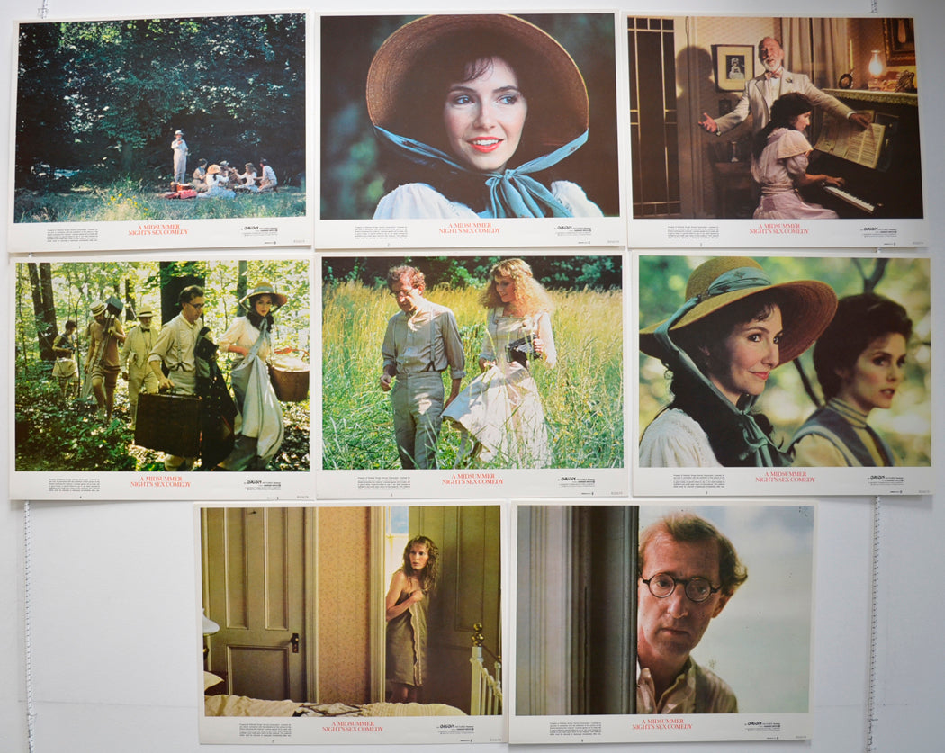 A Midsummer Night's Sex Comedy Set of 8 Original USA Cinema Lobby Cards