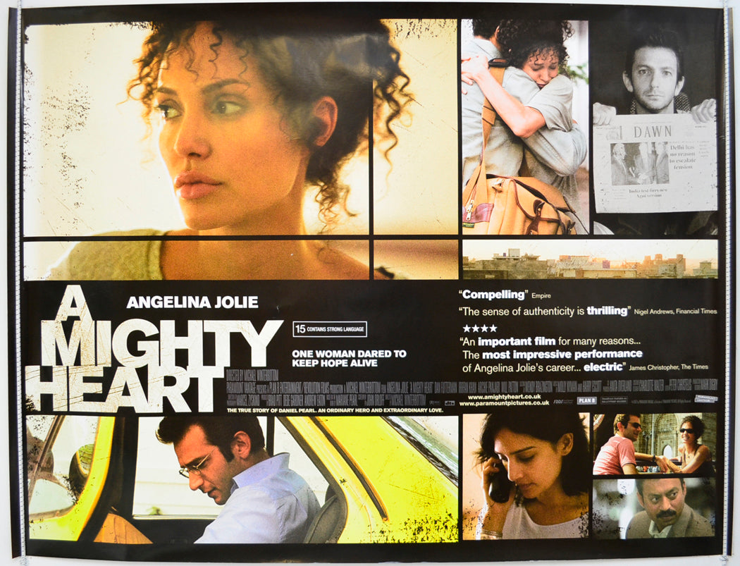 A Mighty Heart Original Quad Poster - Film Poster - Movie Poster