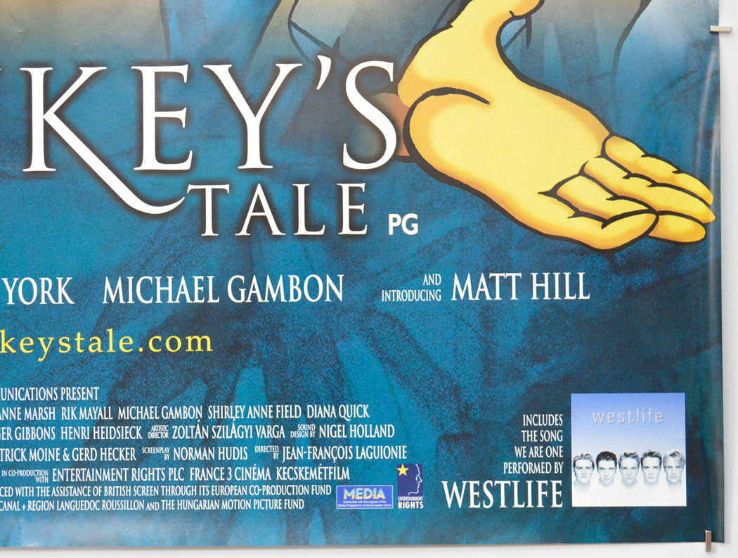 A MONKEY’S TALE (Bottom Right) Cinema Quad Movie Poster