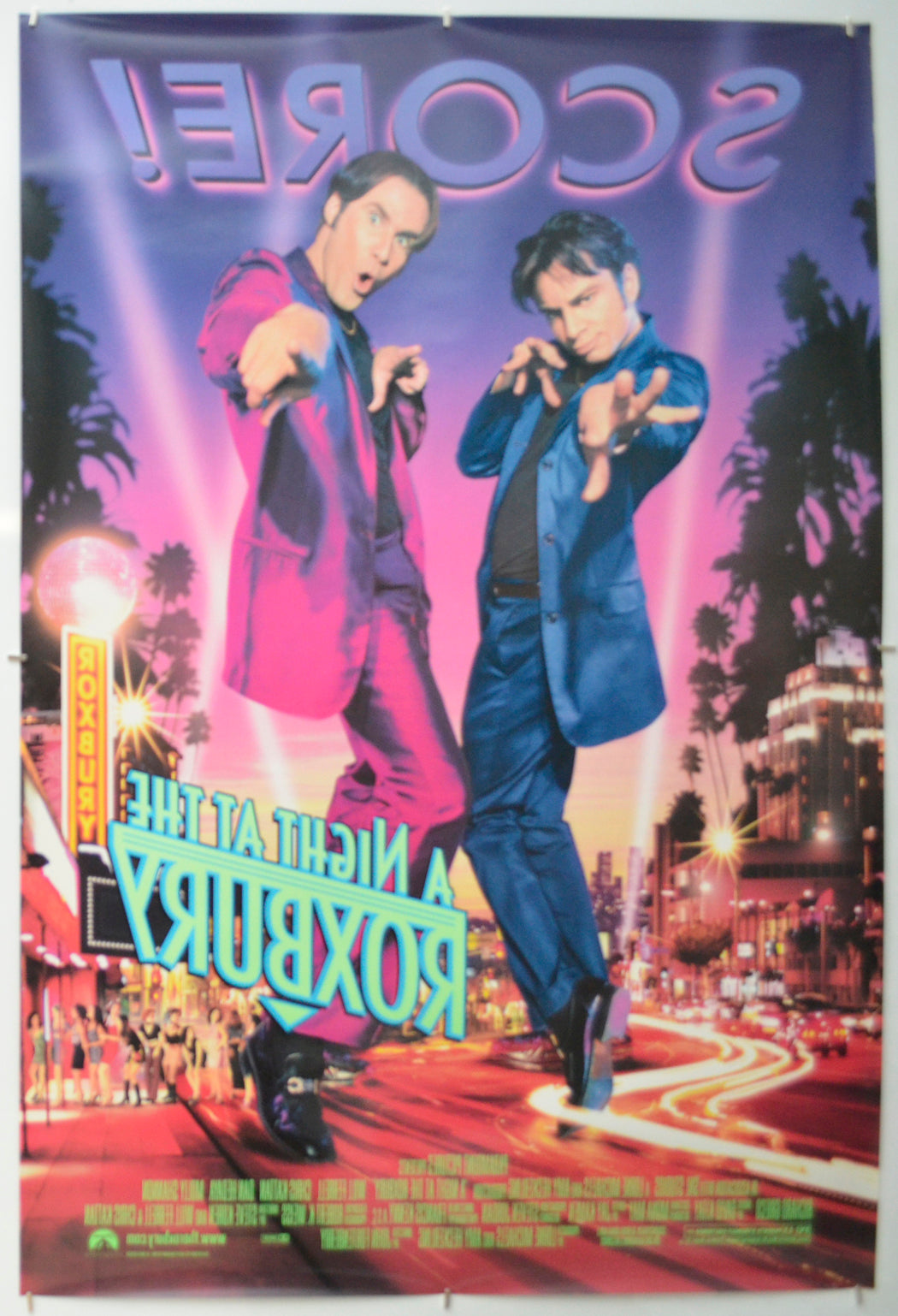 A NIGHT AT THE ROXBURY (Back) Cinema One Sheet Movie Poster