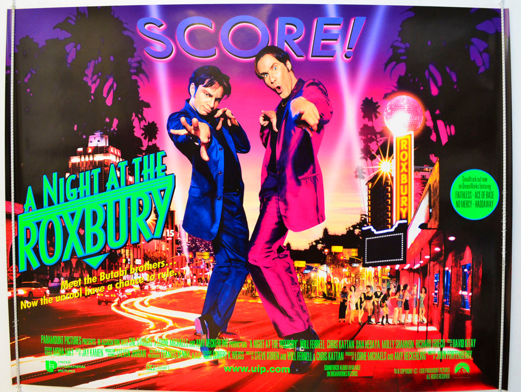 A Night At The Roxbury Original British Quad Poster - Film Poster - Movie Poster