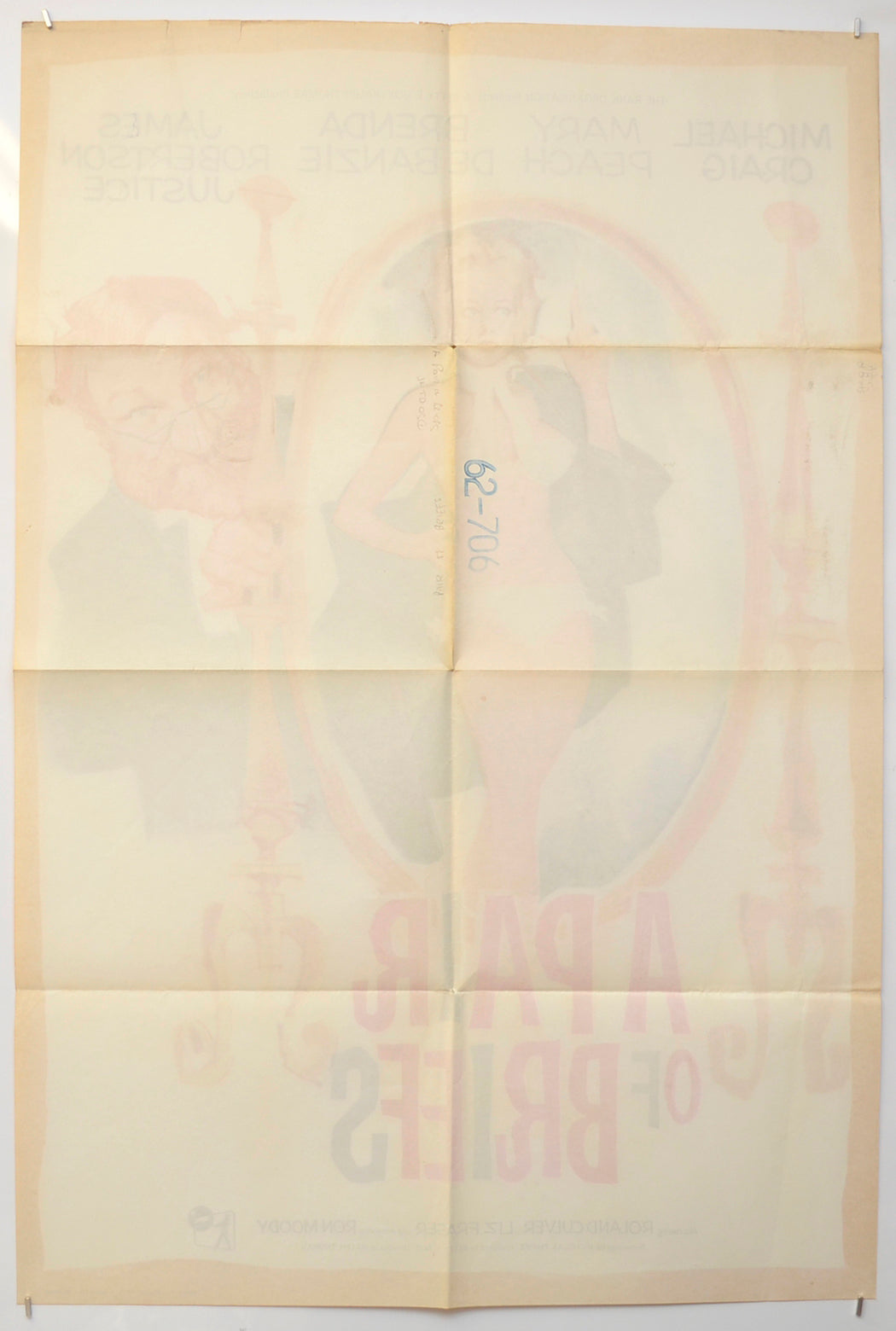 A PAIR OF BRIEFS (Back) Cinema One Sheet Movie Poster