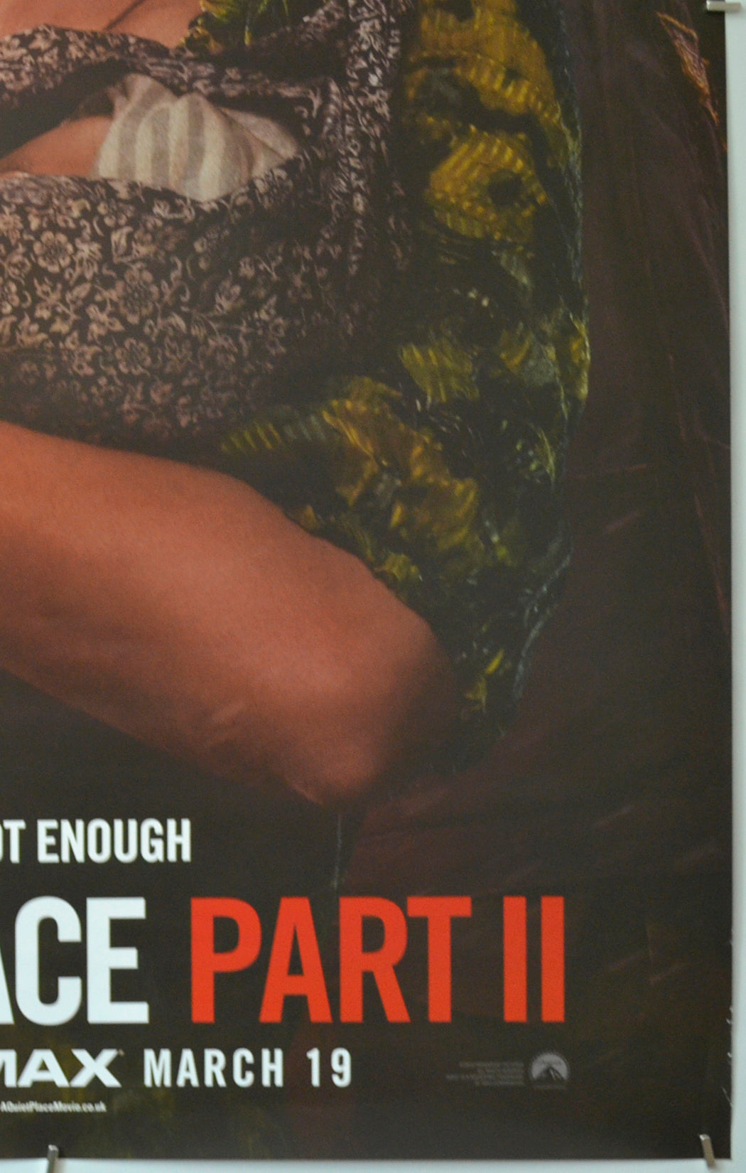 A QUIET PLACE PART II (Bottom Right) Cinema One Sheet Movie Poster