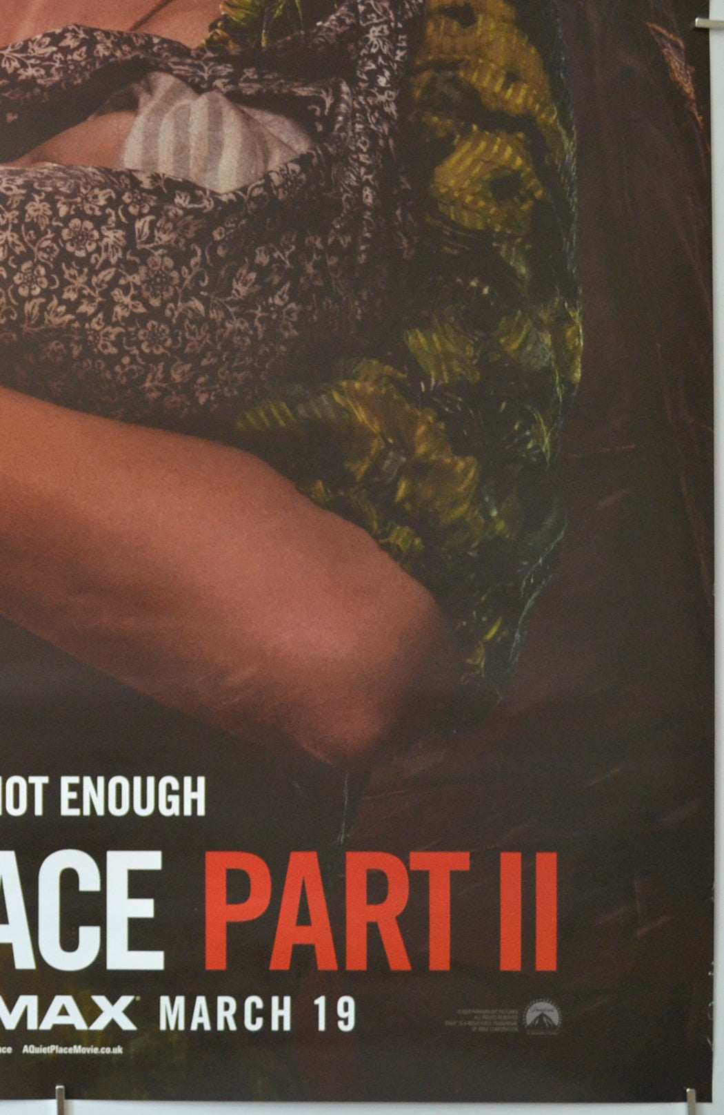 A QUIET PLACE PART II (Bottom Right) Cinema One Sheet Movie Poster