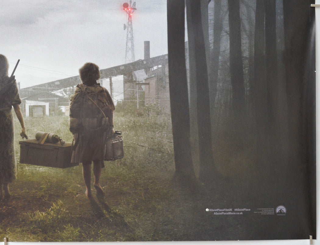 A QUIET PLACE PART II (Bottom Right) Cinema Quad Movie Poster