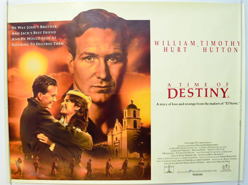 A Time Of Destiny Original British Quad Poster - Film Poster - Movie Poster