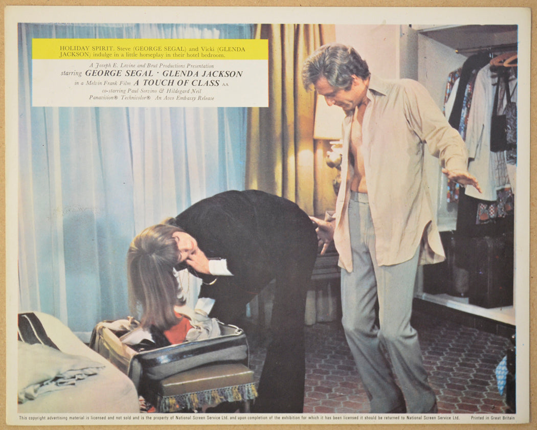 A TOUCH OF CLASS (Card 7) Cinema Colour FOH Stills / Lobby Cards