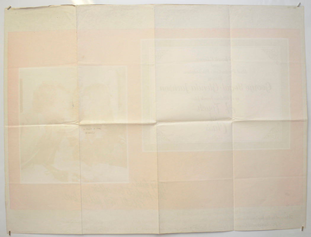 A TOUCH OF CLASS (Back) Cinema Quad Movie Poster