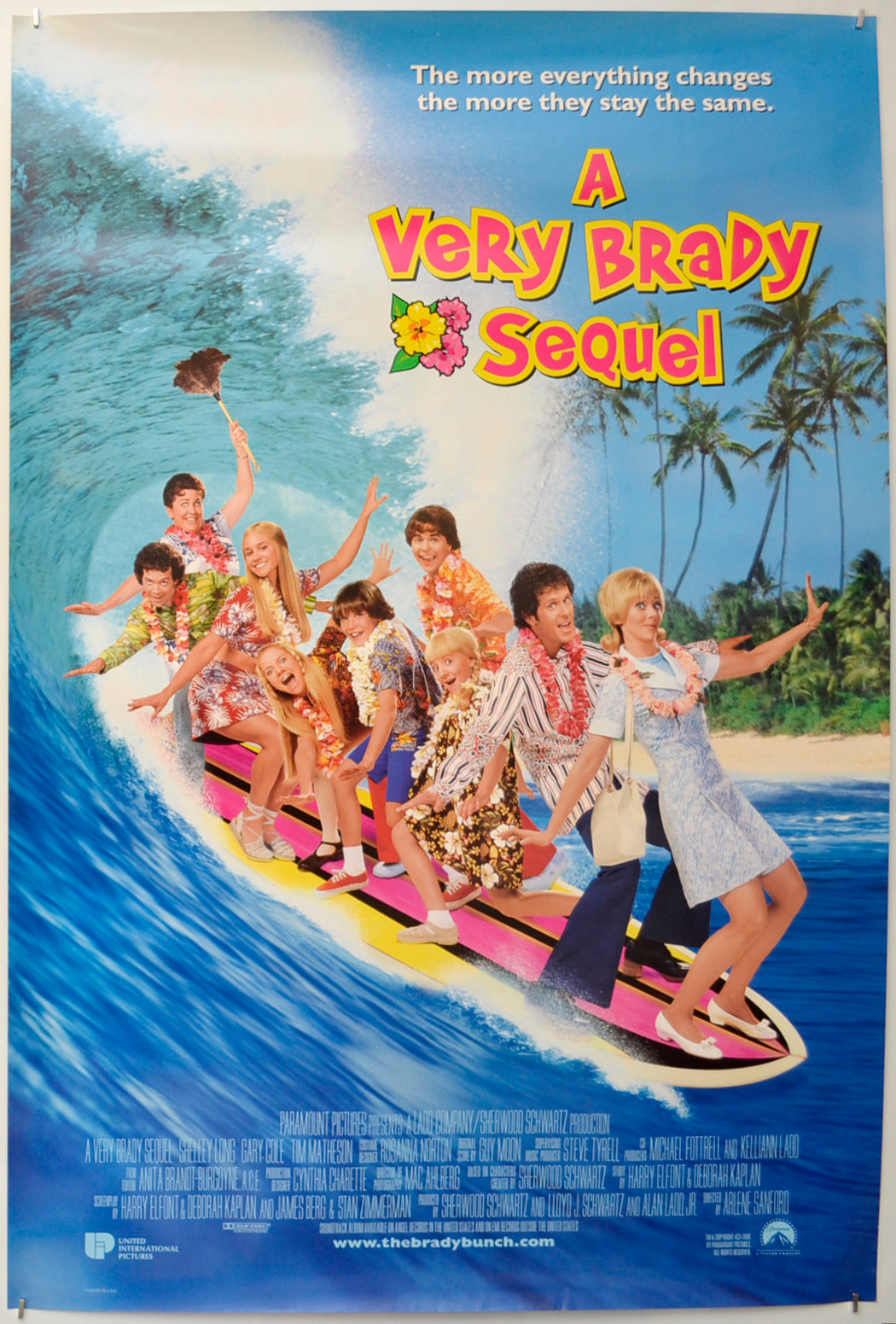 A Very Brady Sequel Original One Sheet Poster - Film Poster - Movie Poster