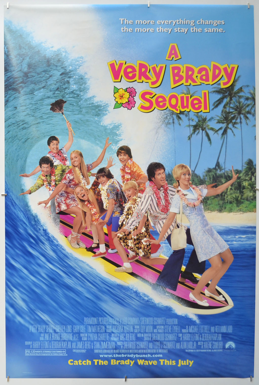 A Very Brady Sequel Original One Sheet Poster - Film Poster - Movie Poster