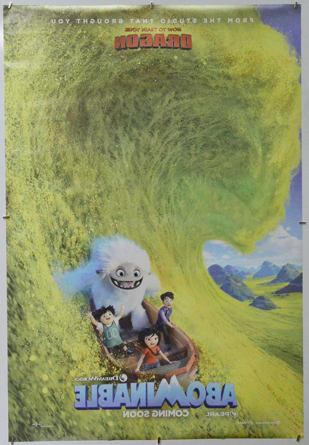 Abominable (Back) Cinema One Sheet Movie Poster