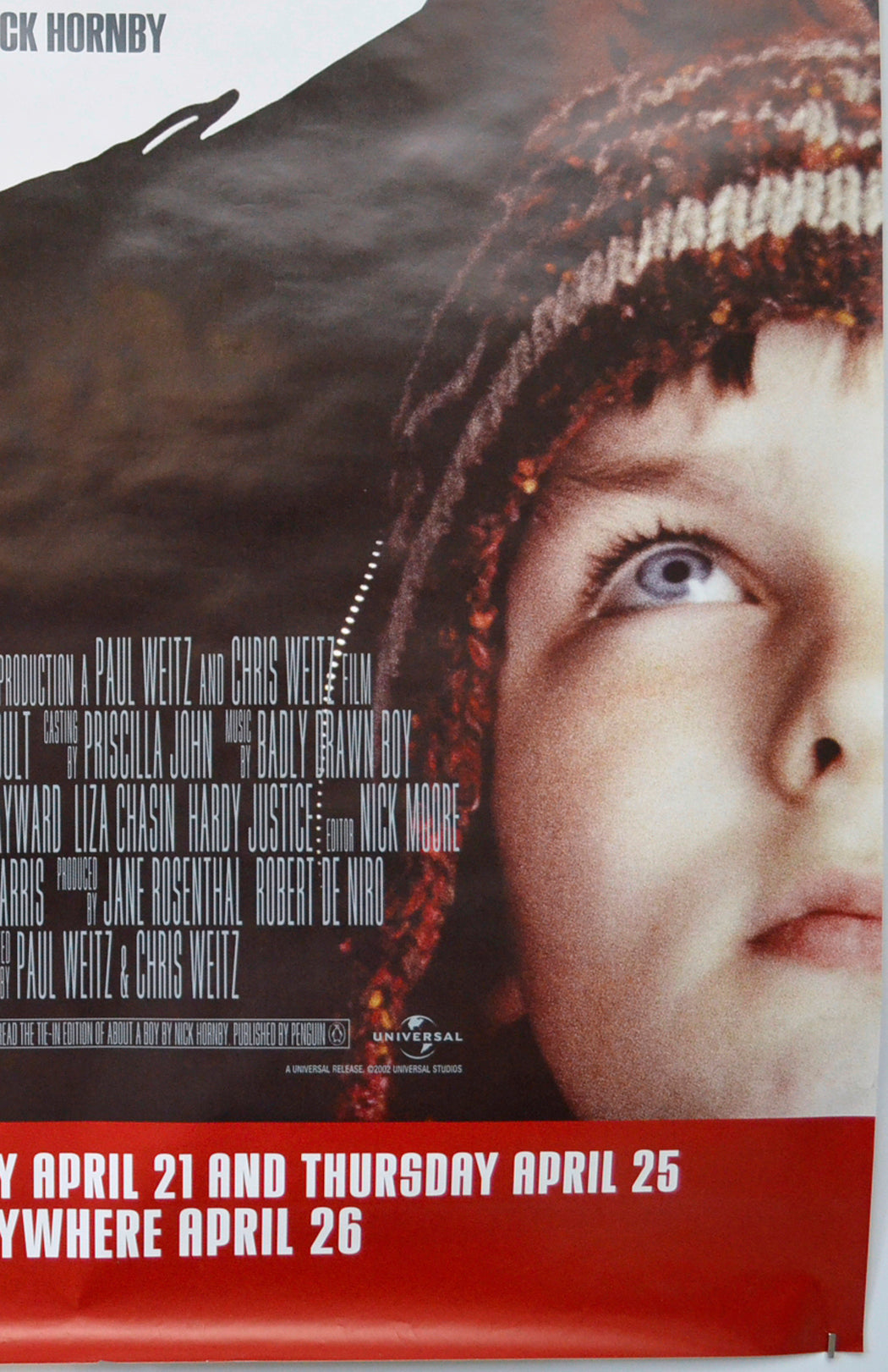 ABOUT A BOY (Bottom Right) Cinema 4 Sheet Movie Poster
