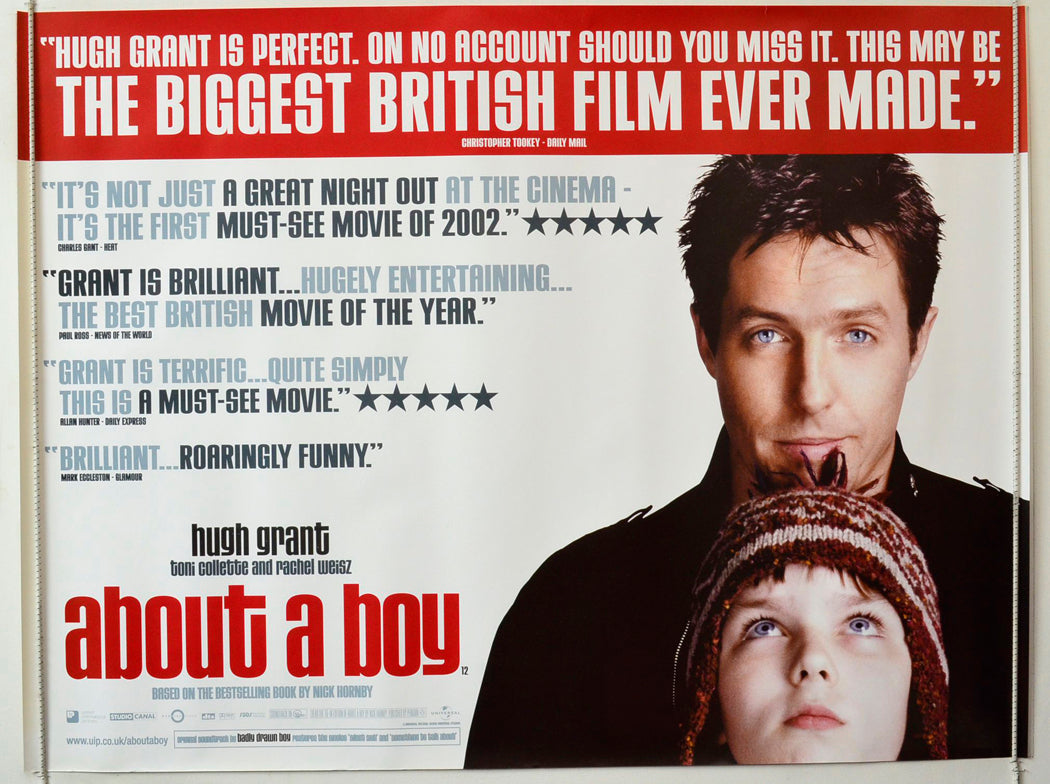 About A Boy (Quotes Version) Original British Quad Poster - Movie Poster