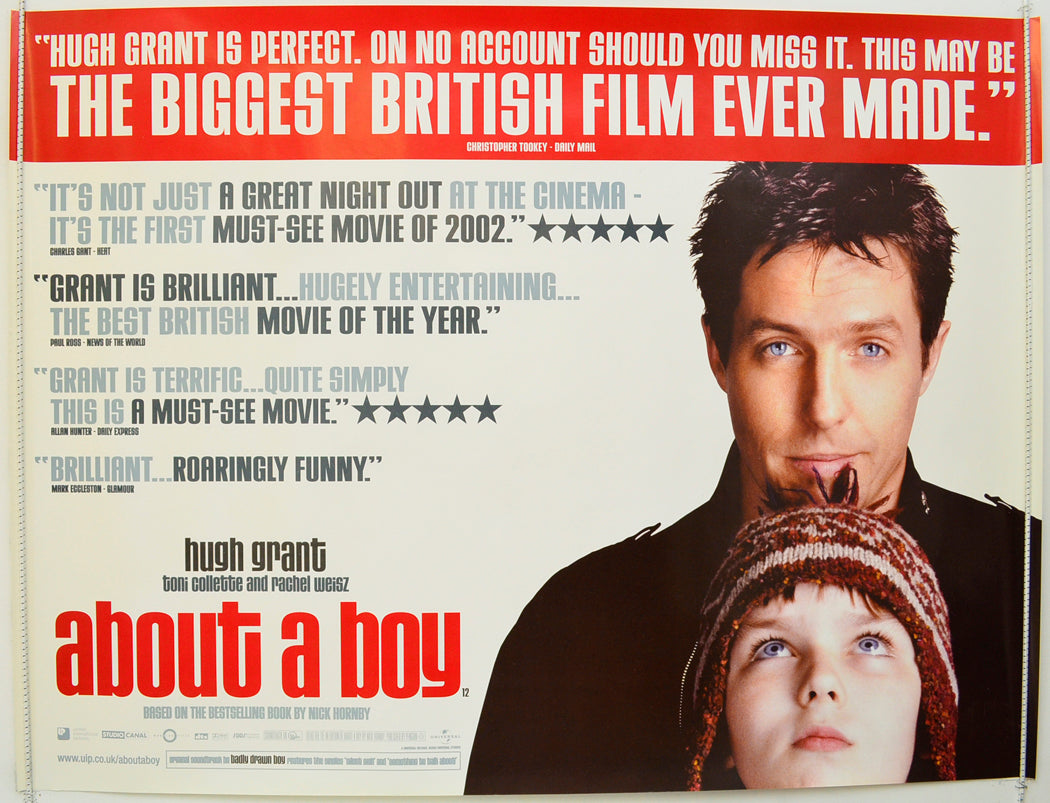 About A Boy Original British Quad Poster - Film Poster - Movie Poster