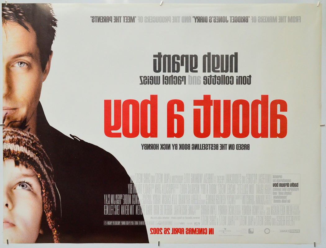 About A Boy (Back) Cinema Quad Movie Poster