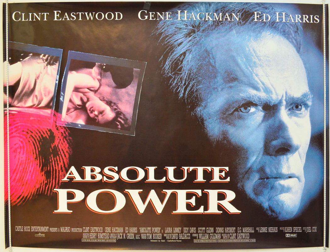 Absolute Power Original Quad Poster - Film Poster - Movie Poster