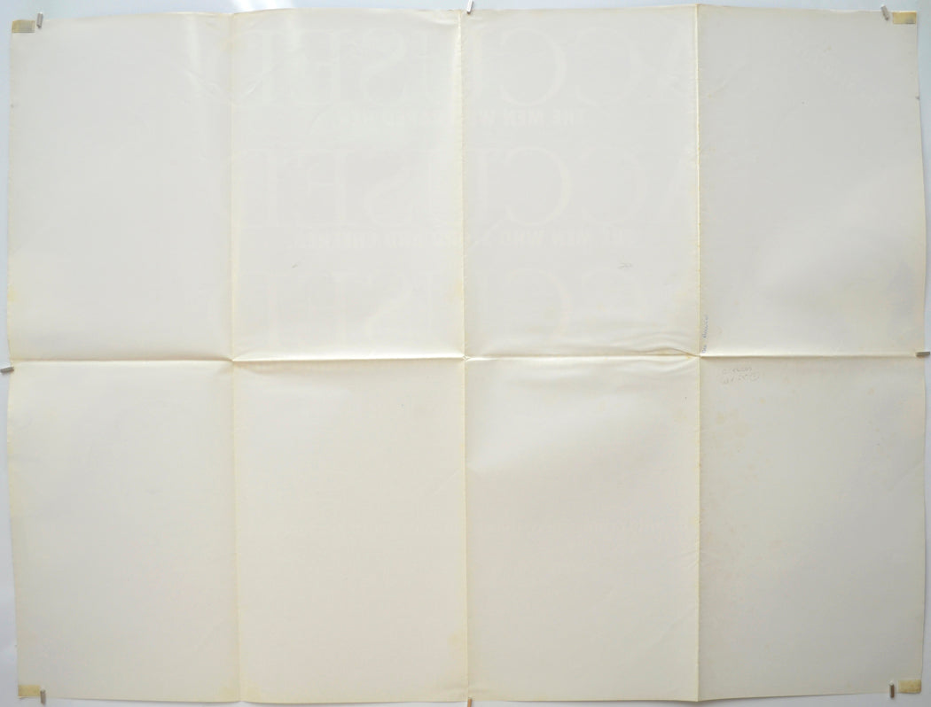 THE ACCUSED (Back) Cinema Quad Movie Poster