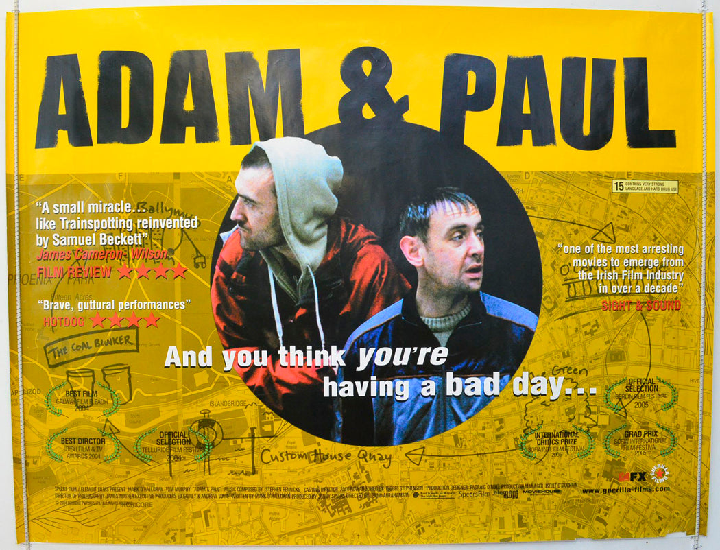 Adam And Paul Original British Quad Poster - Film Poster - Movie Poster
