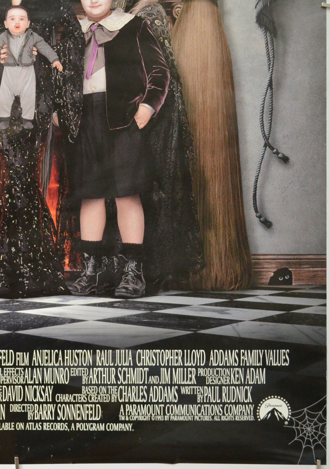 ADDAMS FAMILY VALUES (Bottom Right) Cinema One Sheet Movie Poster