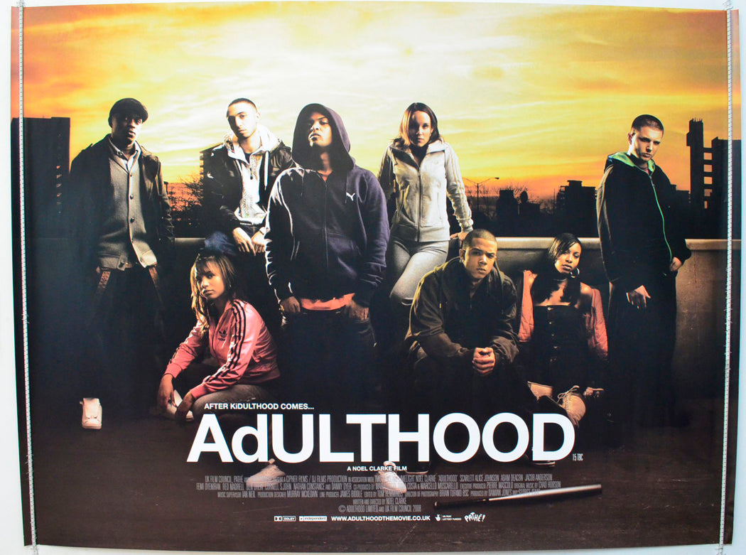 Adulthood Original British Quad Poster - Film Poster - Movie Poster