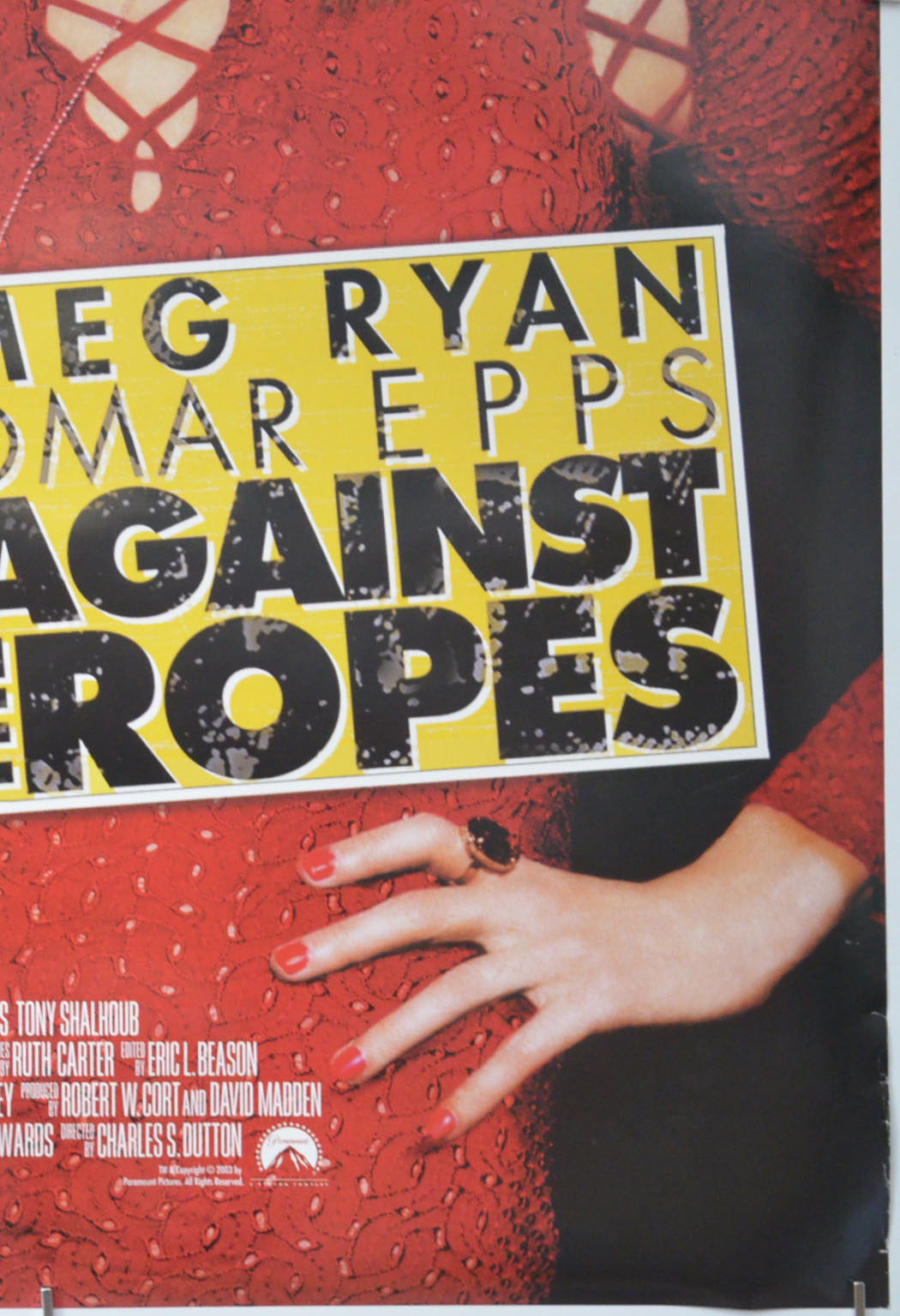 AGAINST THE ROPES (Bottom Right) Cinema One Sheet Movie Poster