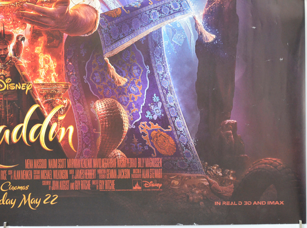 ALADDIN (Bottom Right) Cinema Quad Movie Poster