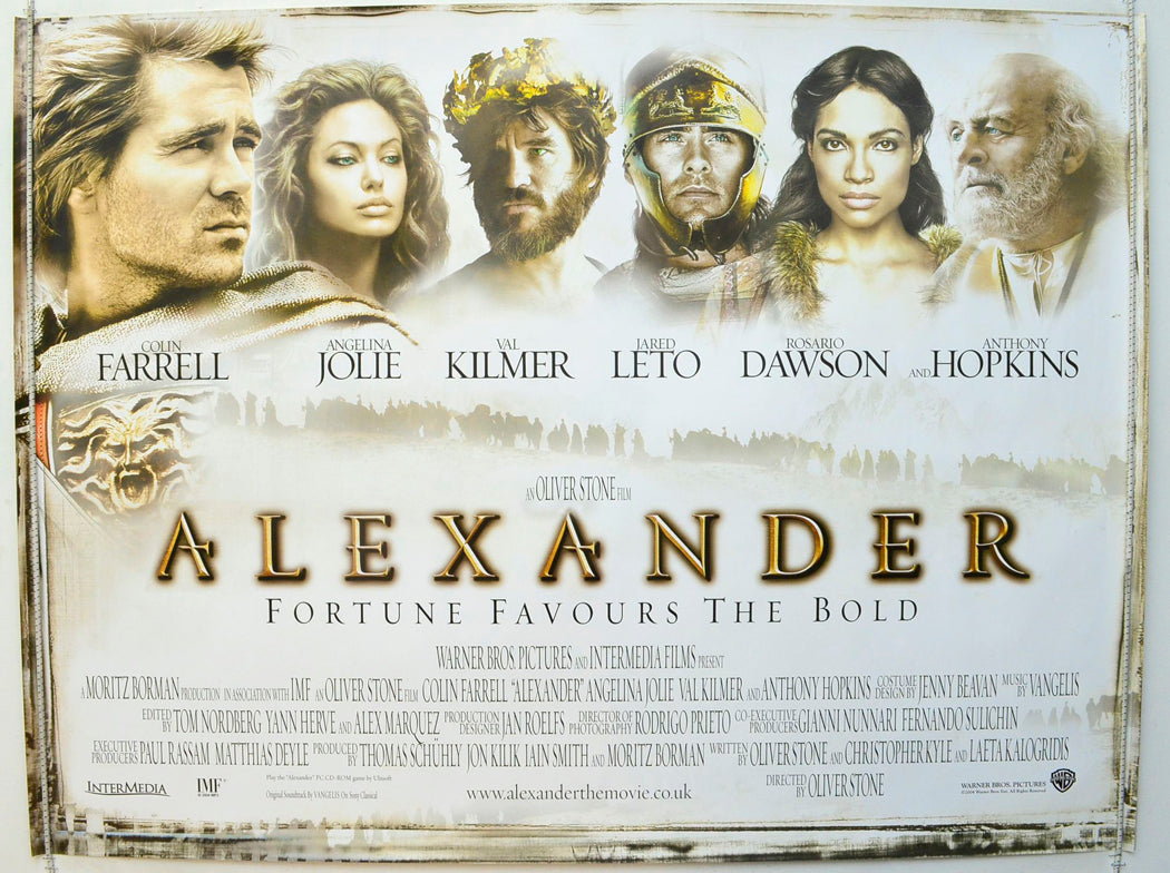 Alexander Original British Quad Poster - Film Poster - Movie Poster