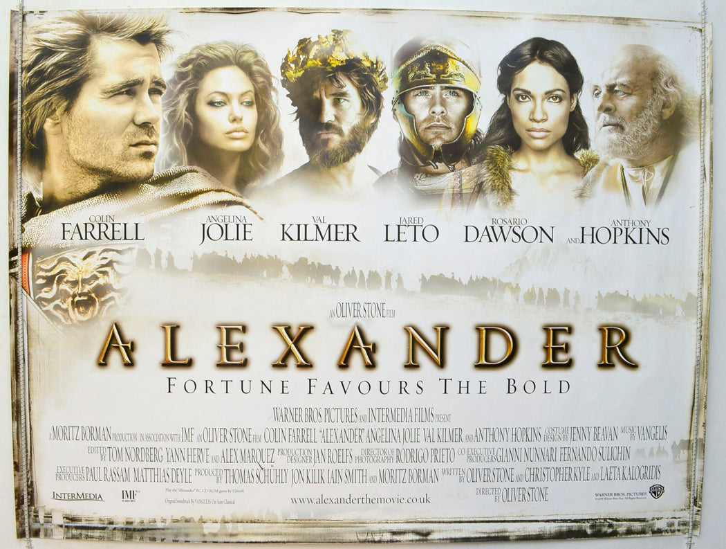 Alexander Original British Quad Poster - Film Poster - Movie Poster
