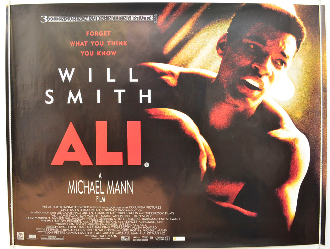Ali Original British Quad Poster - Film Poster - Movie Poster