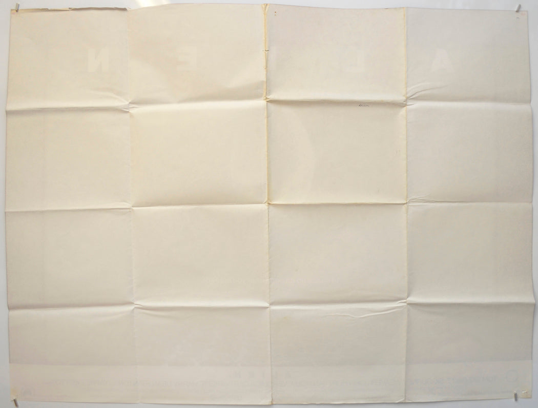 ALIEN (Back) Cinema Quad Movie Poster