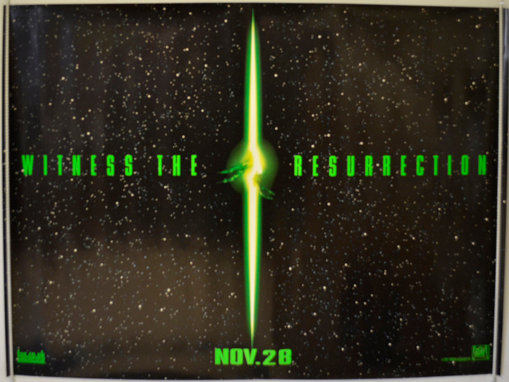 Alien : Resurrection (Teaser / Advance Version) Original Quad Poster - Film Poster - Movie Poster
