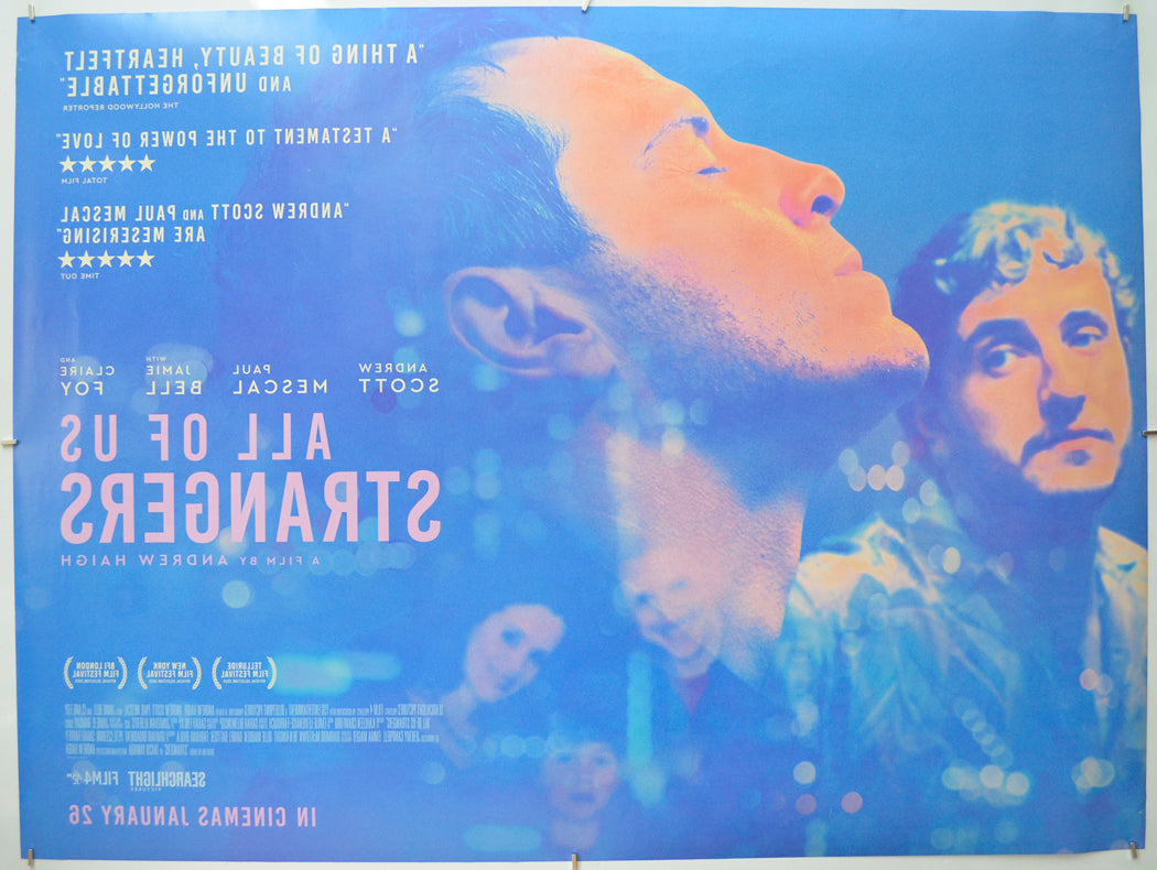 ALL OF US STRANGERS (Back) Cinema Quad Movie Poster