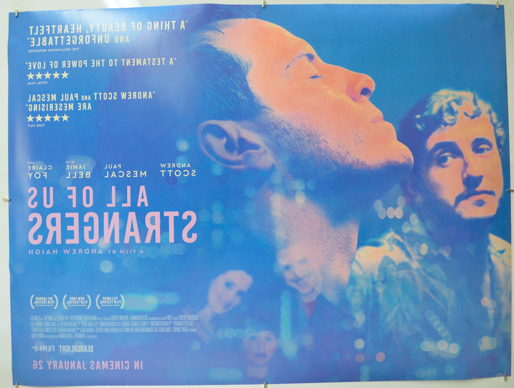 ALL OF US STRANGERS (Back) Cinema Quad Movie Poster