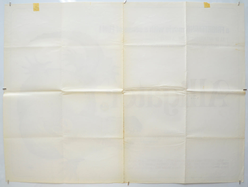 ALLIGATOR (Back) Cinema Quad Movie Poster