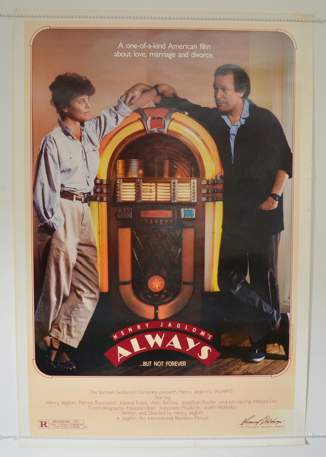 Always (a.k.a. Always, But Not Forever) Original One Sheet Poster - Film Poster - Movie Poster