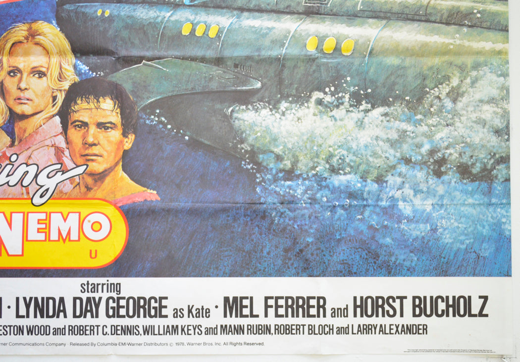 THE AMAZING CAPTAIN NEMO (Bottom Right) Cinema Quad Movie Poster